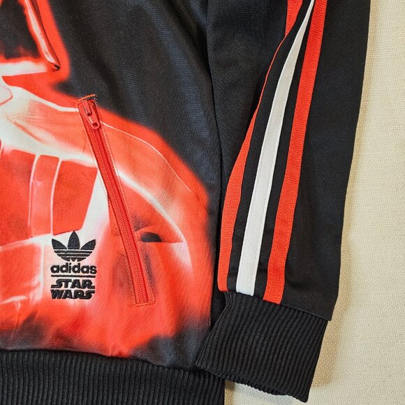 Adidas Star Wars Darth Vader Youth Full Zip Jacket - Size S - Picture 4 of 7